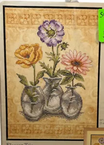 Dimensiones Elegante Trío Contado Punto de Cruz Kit 3229 10" X 14" - Imagen 1 de 3