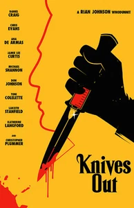 AA1623 Glass Onion A Knives Out Mystery Film 2022 Yellow Movie Poster 11x17 - Picture 1 of 9