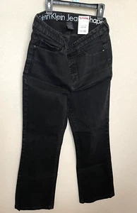 Pantalones de mezclilla negros informales Calvin Klein con forma 31/12 para mujer nuevos - Imagen 1 de 12