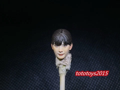 1:18 Asian Actor Yang Mi Girl Head Sculpt Fit 3.75" Female Action Figure Body Cover