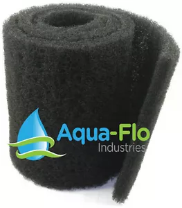24"x 28"x 1.25" Coarse Black Universal Pond Filter Mat aquarium-filtration-media - Picture 1 of 3