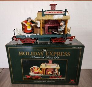 New Bright 384-3 Holiday Express G Scale Animated Ye Ol'e Bakery Car w/Box
