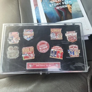 49ERS GAME DAY PIN SET 2023 2024 SEASON LEVI STADIUM GAMEDAY - Picture 1 of 1
