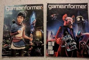 Two Gameinformer Mags 328 & 329 Kena Bridge Of Spirits Outriders Ghostwire Tokyo - Picture 1 of 10