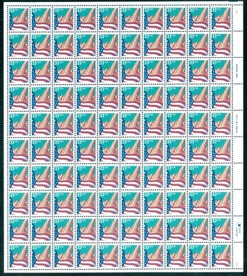 Scott #3277 33¢ Flag & Skyscrapers Mint Sheet MNH XF  CV $100.00 - Image 1 of 2
