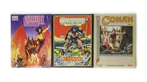 Bundle CONAN - COLORE # 14 + SAGA # 1, 2 + 3 Graphic Novel. Comic Art, 1989/1993 - Foto 1 di 5