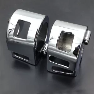 Chrome Switch Housing Cover For All Yamaha V-Star XVS 650 Kawasaki VN 1500/1600 - Picture 1 of 4