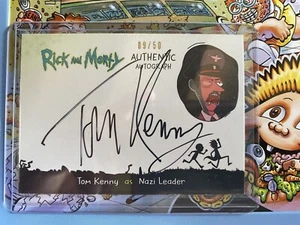 Rick & Morty Staffel 2 Autogrammkarte TK-NL Tom Kenny als Nazi Anführer. 09/50! Selten - Bild 1 von 2