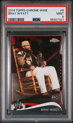 *PSA 9* Bray Wyatt 2014 Topps Chrome WWE - #6 - RC Rookie Card - Image 1 of 3