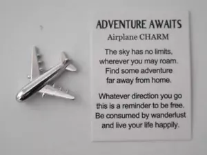 LTOP ADVENTURE WITS Aereo Pocket charm miniatura statuina Ganz ER73612 - Foto 1 di 24