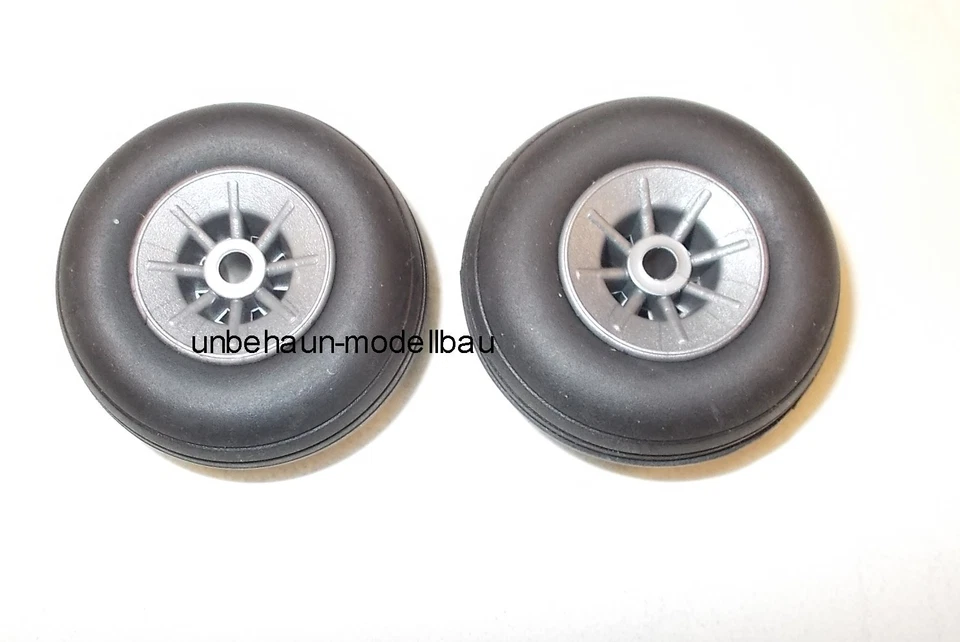 Lufträder mit Nylonfelge Ø57mm 2 Stück Ballonräder Luftreifen - Bild 1 von 1