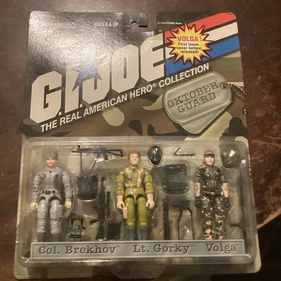 G.I. Joe OKTOBER GUARD Paquete de 3 COL. BREKHOV LT. GORKY VOLGA Hasbro leer descripción Foto 1 de 4