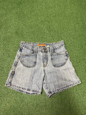 Pantalones Cortos De Colección Y2K Jordache Jean Para Mujer Talla 14 27x4 Azul Bolsillos Envejecidos De Colección Foto 1 de 4