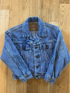Vintage Levi’s Denim Jacket Size Kids Small 08/10 57598 - Picture 1 of 5