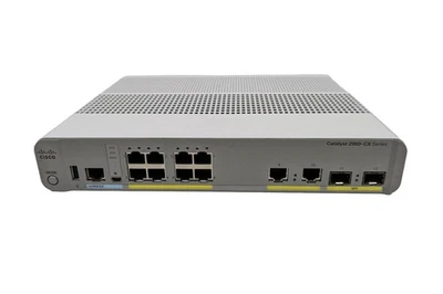Cisco Catalyst WS-C2960CX-8PC-L 8 Port Managed PoE switch - Image 1 of 3