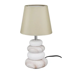 Tischleuchte Lampe Nachttischlampe Stone Keramik Höhe 33 cm - Bild 1 von 2