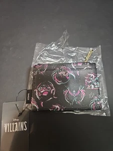 Loungefly Disney Villains Pop Art Cardholder Geldbörse Münzbörse Schwarz Sammlerstück - Bild 1 von 3