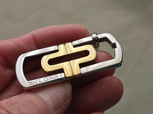 BVLGARI Logo Gold & Silver Tone - Pendant or Key Fob ? - Picture 1 of 13