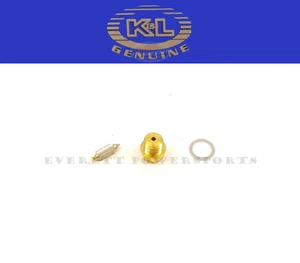 Float Valve Needle Seat Set KZ650 77-83 Kawasaki K&L Japan Carb Carburetor A283 - Picture 1 of 4