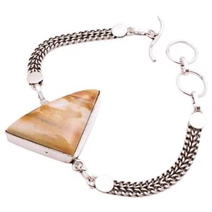 Jaspis Edelstein Versilbert Armband Handmade Schmuck Geschenk 15 G BR-1096 - Bild 1 von 3