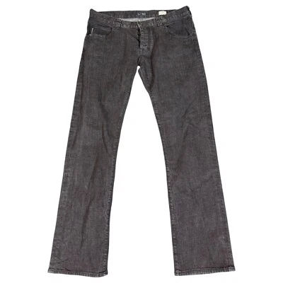 Pantalón de Trabajo Armani Jeans J06 Calce Ajustado Elástico Denim 38x34 Negro GA Para Hombre AJ 6y6j06 Foto 1 de 4