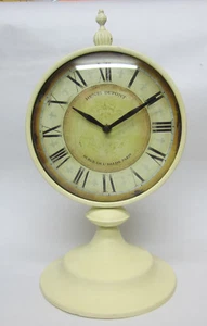 New French Provincial Pedestal Clock Henri Dupont with Elegant Roman Numerals - Picture 1 of 5