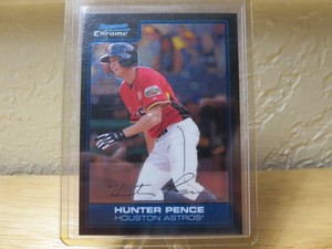 Hunter Pence Houston Astros Bowman Chrome Raw Baseball Card 2006 MLB #FG18