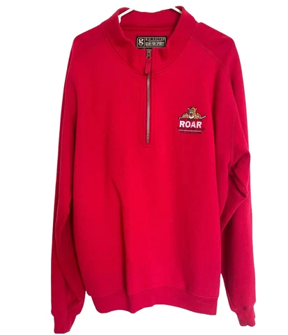 Vintage Florida Panthers Hockey Men's Red Sweater Pullover 2003-2004 Season Sz L Cover