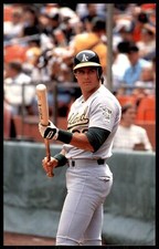 1989 Barry Colla Oakland Athletics Jose Canseco Postcard #3
