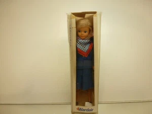 ISI HOLLAND MINI FLIGHT ATTENDANT WARDAIR CANADA - L24.0cm - GOOD IN BOX - Imagen 1 de 9