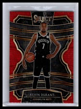 2019-20 Select Kevin Durant Ruby Wave Prizm Concourse #65 Nets