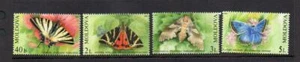 MOLDOVA MNH 2003 SG455-458 BUTTERFLIES & MOTHS - Picture 1 of 1