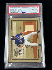 2004 Donruss Classics Dress Code Game-Used Bat /50 Tony Gwynn #DC-45 PSA 8 POP 1