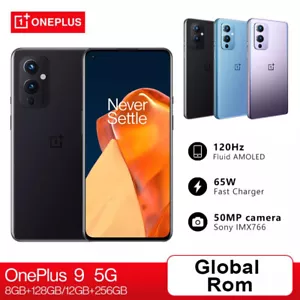 Global Rom OnePlus 9 5G Snapdragon 888 4500mAh 12GB 256GB 48MP+50MP Rear Camera - Picture 1 of 30