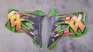 1994-1998 KX250 KX 250 KX125 KX 125 PLASTIC SHROUDS SCOOPS COVERS PANELS OEM - Picture 1 of 12