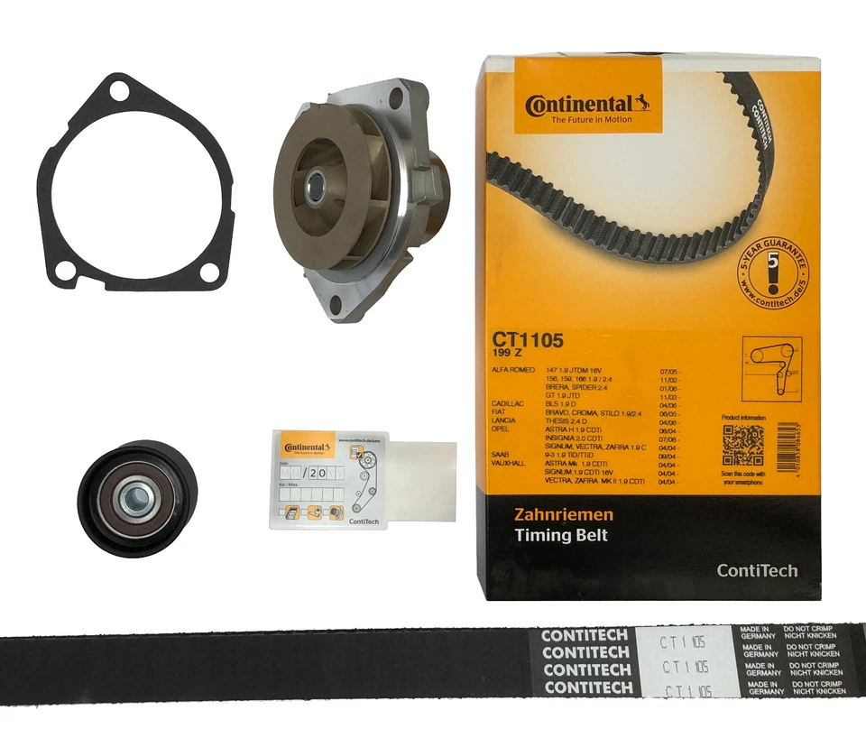 CONTI CT1105 Zahnriemen + Rollen Wapu für Bravo Ducato Astra H J Insignia Vectra - Bild 1 von 1