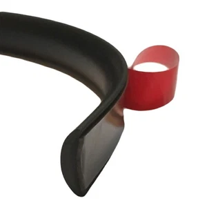 1/2", 1", 2" Self-Adhesive Flexible Rubber Molding Trim Strip - Protector Edging - Picture 1 of 20
