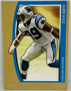 2009 Topps Unique Steve Smith Sr GOLD Parallel /25 Carolina Panthers Ravens RARE - Picture 1 of 2