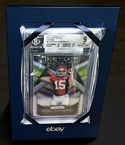 2017 PATRICK MAHOMES II #8 • BCG MINT 9 • PANINI PRIZM INSTANT IMPACT PRIZMS