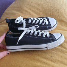 primark white canvas pumps