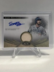 2023 Topps Tier One Cody Bellinger Auto Bat Relic #/49 SP Chicago Cubs T1AR-CBE - Bild 1 von 2