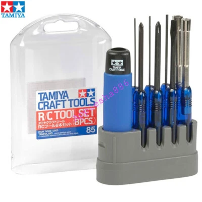 Tamiya TA74085 R/C Tool Set (8pcs.) Craft Tools  Model Tool - Image 1 of 2