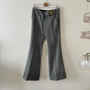 Samantha Treacy Damen Anzughose Bündchen Tweed weites Bein Größe Medium? - Bild 1 von 3