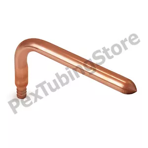 (50) Copper Stub Out Elbows for 1/2" PEX Tubing, 3-1/2" x 6" - Picture 1 of 2