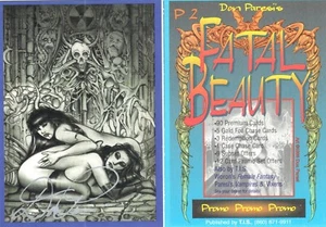 Fatal Beauty - promo card P2 - Signed by Don Paresi [Illustration Studio 1996] - Picture 1 of 1