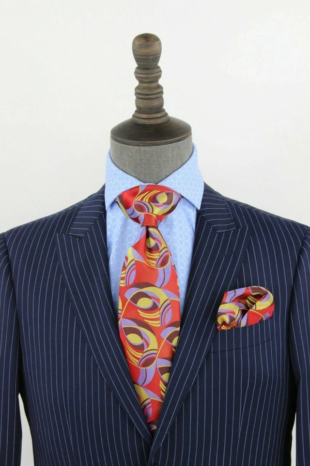 Corbata y pañuelo de seda Esther Foto 1 de 1