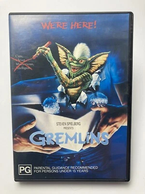 Gremlins (DVD, 1984) region 4 PAL Steven Speilberg presents classic 1980's film  - image 1 of 4
