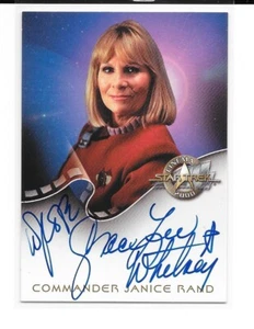 2000 Skybox Star Trek Cinema Grace Lee Whitney Janice Rand Signed AUTO A7 SP TOS - Picture 1 of 1