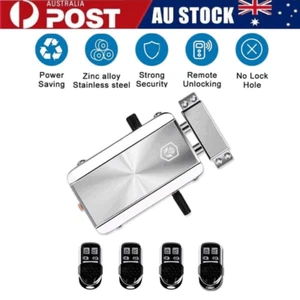 Remote Control Electronic Intelligent Door Lock Smart Wireless Anti-theft Home - Picture 1 of 11