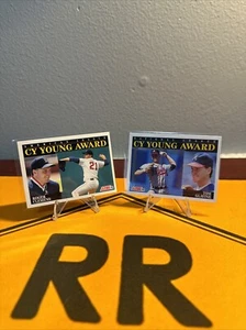 1992 Score Cy Young Award Card Lot Roger Clemens And Tom Glavine  - Picture 1 of 6